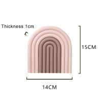 Silicona Tapetes De Mesa Aislante De Calor Anti-deslizante Para Taza De Té Leche Taza De Café Herramienta De Cocina Irregular Moderno Sin Químicos Dañinos - details 23