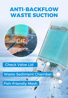 Sistema De Filtro Automático Para Acuario 4W/220V Bomba De Agua Para Tanque De Peces Con Circulación De Agua Oxigenada Y Anti Retroalimentación - details 5