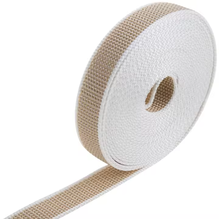 Cinta para persiana de nailon beige y blanco de 22mm x 6m - PrimeMatik - 1