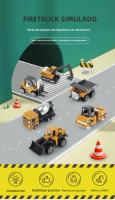 Juego De 6 Piezas De Camiones De Construcción Clásicos En Aleación Para Niños Juguetes Educativos De Vehículos De Escala 1:64 Regalo Ideal - details 0