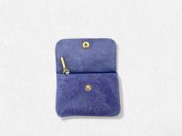Cartera Elegante de Cuero Granulado，monedero Para Mujer - Ultra Ligera, Suave y Práctica con Textura Moderna | 2 Compartimentos + Bolsillo con Cremallera | Estilo Atrevido y Juvenil, Varios Colores - details 2