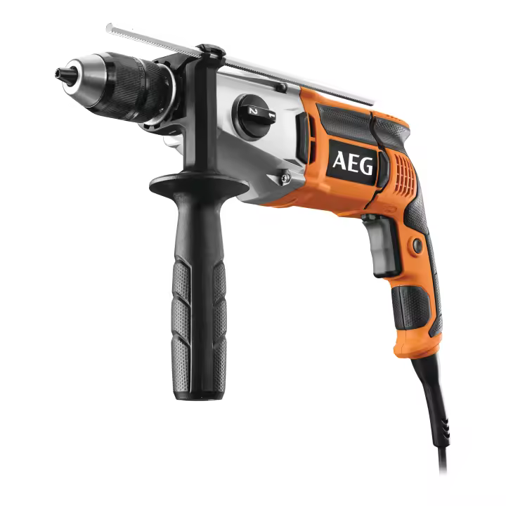 Taladro Percutor AEG 1.010W - Potencia de Entrada 1.010W - Velocidad en Vacío Ajustable - Capacidad de Taladrado en Madera de 13mm - 1
