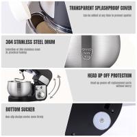 Batidora Amasadora, Robot Mezclador de cocina, Repostería, 6 Velocidades, Mezcla líquidos y sólidos, 3 funciones, 3 L, 700W - details 3