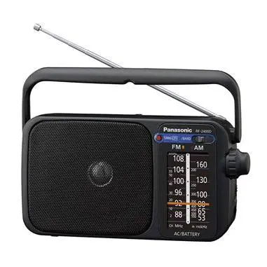 Panasonic radio ac/dc am/fm portátil 3w rf-2400 - 1