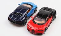 Modelo De Coche De Lujo Bugatti Chiron 1:32 En Aleación De Metal Con Sonido Y Luz Colección Para Niños Simulación De Deportivo - details 1