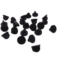 Pines De Goma Negros Para Broches Y Hebeleras De Mariposa Clavija De Bloqueo Accesorios Para Manualidades Y Joyería DIY Pack De 50/100/500 - details 12
