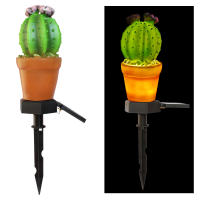 Lámpara Solar LED Para Jardín Impermeable Decorativa De Piña Y Cactus Para Paisaje Iluminación De Camino De La Pradera - details 6