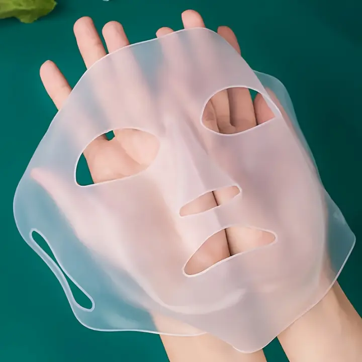 Máscara Facial De Silicona 3D Con Herramientas Fijas Estilo Oreja Reutilizable Que Previene El Deslizamiento Del Mascarilla Y La Evaporación De La Humedad - 1
