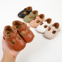 Zapatos De Niña Bebé Caminar Plana PU Cuero Vestido Zapatos Planos Para Niña Escuela Tacón Bajo Cómodo Transpirable Tornillo De Cierre - details 0
