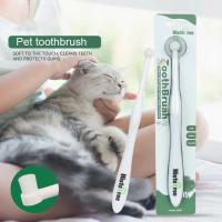 Cepillo De Dientes Suave Para Perros Y Puppies Elimina El Mal Aliento Accesorios De Cuidado Dental Universal Material PBT Y Plástico - details 1