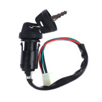Interruptor De Ignición Universal Con 4 Cables Y Llave Para Motocicleta Bicicleta ATV Metal Y Plástico Peso 62g - details 5