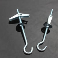 2Pcs Gancho Rotativo Para Techo Metálico Reutilizable Con Resorte Toggle Para Colgar Lámparas Colchas Y Decoración De Fiesta - details 8
