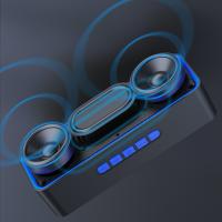 Altavoz Bluetooth portátil, altavoz inalámbrico Bluetooth 5,0 with Graves Estéreo 3D Hi-Fi, Badería Integrada de 1500 mAh, 12 horas de reproducción (Rojo) - details 2