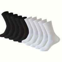 Calcetines Redondos Neutrales De Verano Absorbentes De Sudor Transpirables Suaves Y Cómodos Para Parejas Deporte 5/10/20 Pares - details 4