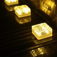 Lámparas LED Para Jardín Impermeables 4 Unidades Luz Solar Para Camino De Piedra Y Piso De Vidrio Iluminación De Escenario Festivo - details 5