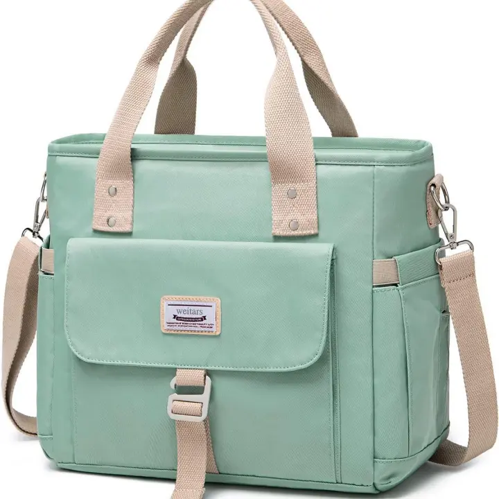 Bolsa Térmica Porta Alimentos para Mujer, Bolsa Isothermic Door Alimentos Impermeable, Neveras Portatiles para Playa, Bolso Thermal Comida para Picnic Exterior Colegio Trabajo - 1