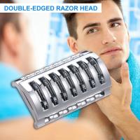 Cabeza De Afeitar De Seguridad Para Hombres Herramientas De Afeitar Barbero Doble Borde Cabeza De Afeitar De Seguridad Con Borde Abierto Accesorios De Afeitar - details 3