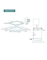 Placa de inducción (Johnson) en cristal negro con 1 zona flexible y hasta 3 zonas independientes, función Booster en todas las zonas, control táctil y deslizante, temporizador individual, detector de recipientes y diseño resistente al agua. - details 1