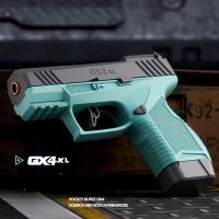 Pistola De Juguete Mini GX4 Con Cartuchos Continuos Macara Modelo Educativo Disparo Con Bala Suave Y Retroceso Airsoft Pequeña Pistola Para Niños Y Adultos - details 3