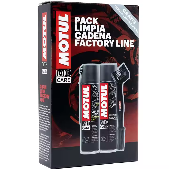 Pack Motul Grasa Cadenas C4+C1+Cepillo Gratis - 1