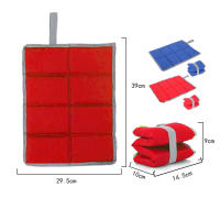 OmHome Almohadilla para sentarse, 2 piezas de almohadilla de espuma para asiento de senderismo plegable, almohadilla de asiento impermeable para acampar con bolsas de almacenamiento, tapete de espuma plegable para exteriores para senderismo, picnic, mochi - details 1