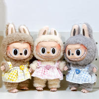 Ropa De Peluche Labubu Para Bebé 17cm Accesorios De Anime Lindo Y Moderno Traje De Hoodie Para Regalo De Navidad Unisex - details 14