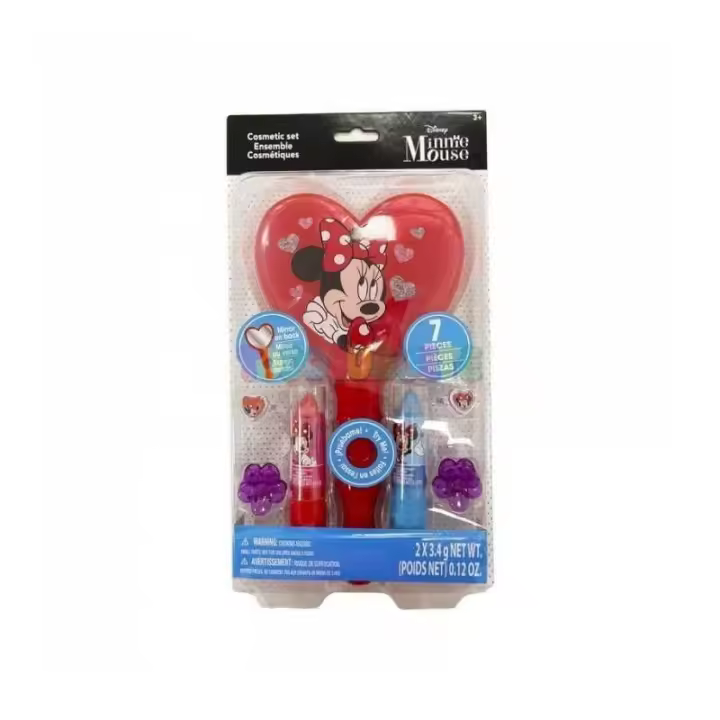 Artesania Cerda SET BELLEZA MINNIE CON ESPEJO CON LUZ para Niños Mayores de 3 Años - 1