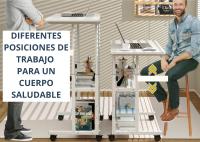 Mesa JANDTEK Ordenador Portátil con Ruedas 60x40cm - Altura Regulable - details 1