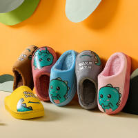 Chopines De Invierno Para Niños Dinosaurio Suaves Y No Esmerilados Poliéster Transpirable Talla True Fit Para Niños Y Niñas - details 12