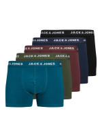 Jack & Jones Hombre Boxer Calzoncillos Pack 5 unids SerieTrunks Mod JACTEO , composición 95% algodón y 5% elastano Cintura Elástica REF 259077 - details 1