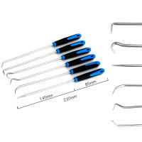 Set De 6 Herramientas Para Eliminar Selladores De Aceite Para Coche Herramienta De Reparación Con Agujas Y Retráctiles Para Selladores O-Ring Y Guías De Juego - details 0