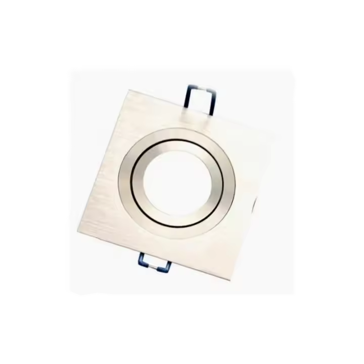 Gsc Evolution Aro Empotrable Cuadrado de Aluminio Orientable para Bombilla LED GSC 0701953 - Ahorro Energético - 1