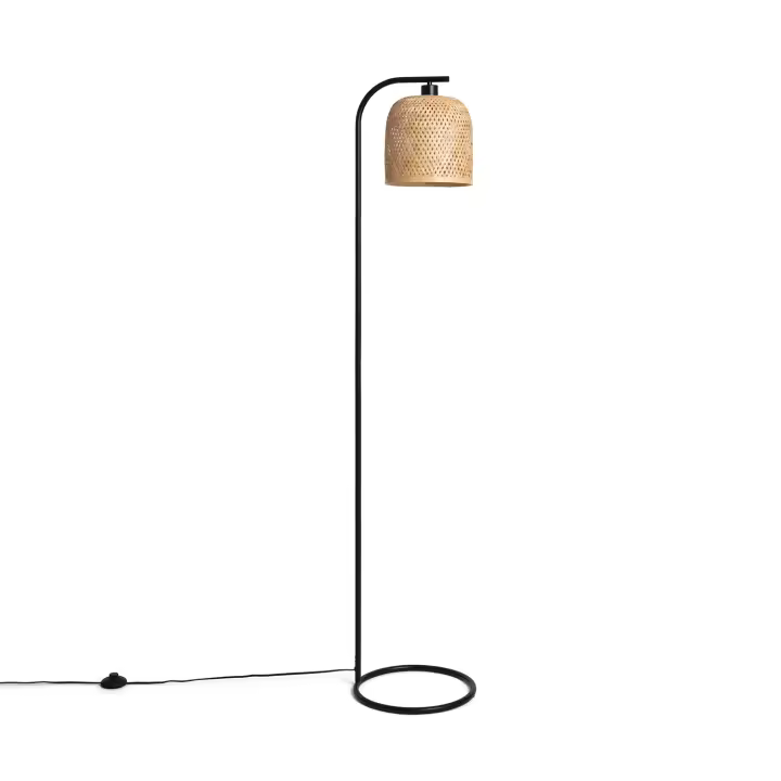 Ledkia Lámpara de Pié Bambú Adola Natural - 1