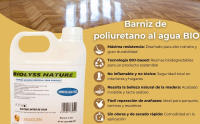 LYSSOLEN - Barniz de Poliuretano al Agua para Suelos de Madera Interior - Respetuoso con el Medio Ambiente - Protección y Durabilidad Superior - Fácil Aplicación Trasparente Incoloro - details 1