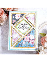 Molde De Corte De Metal Para Manualidades Rectangular Con Marco Decorativo Estampado De Tamaño Irregular Para Scrapbooking Y Artesanía - details 3