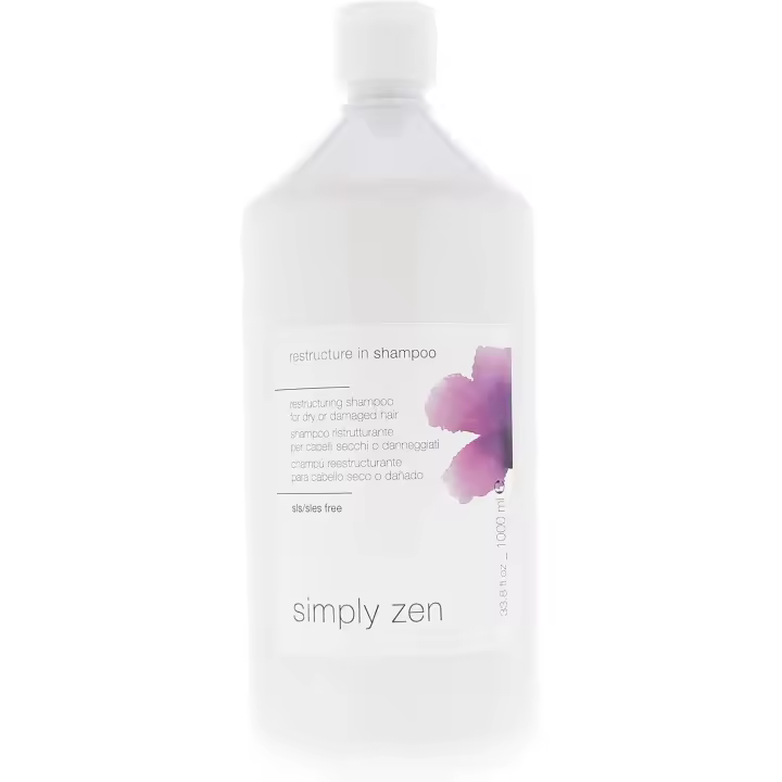 Simply Zen Restructure In Champú Reestructurante 1000ml para Cabello Seco O Dañado - 1