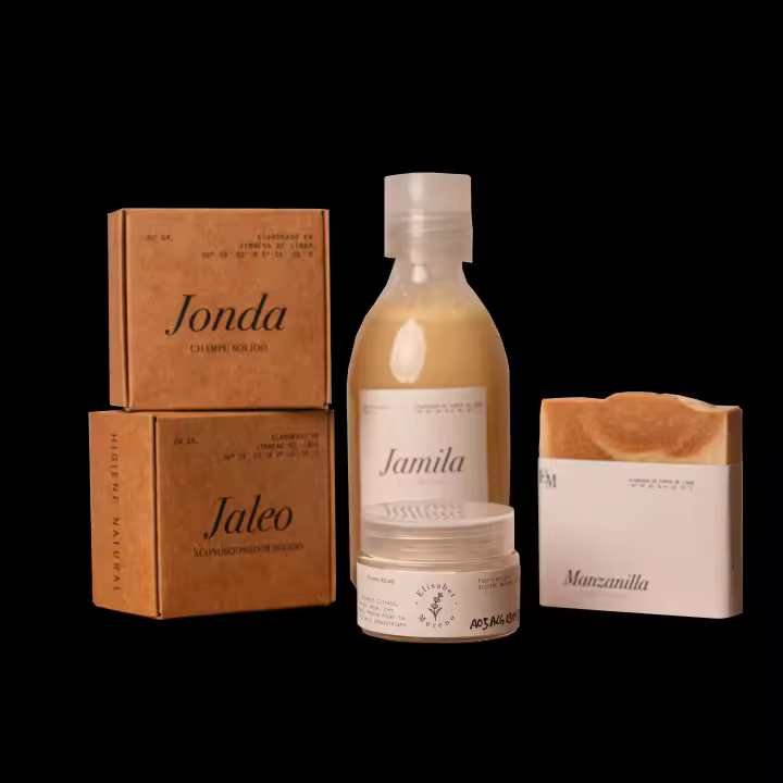 Pack Conócenos con champú sólido natural Jonda, para cabello normal con tendencia a graso. - 1