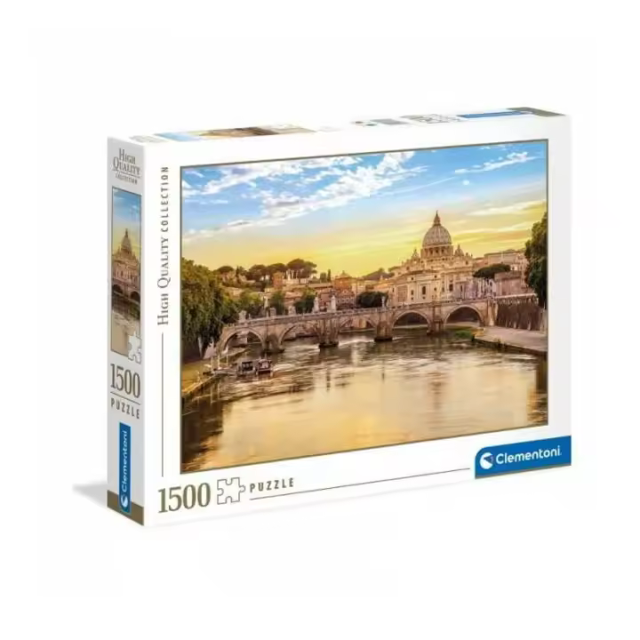 Clementoni Puzzle 1500 Piezas Roma - Juego de Mesa de Italia - 1
