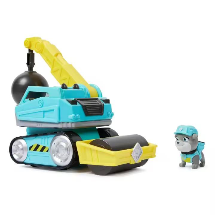 SPIN MASTER - RUBBLE & CREW - Pack Tractor Demolición y Figura Motor - Patrulla Canina Juguetes - 6069659 - Juguetes Niños 3 años + - Regalo Niño 3 años + - 1