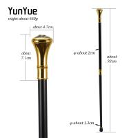 Bastón De Caminar Elegante Vintage Con Relieve Totem VG De Freemasons Dorado 93cm Mango Desmontable Material De Acero Y Aluminio Para Hombres - details 2