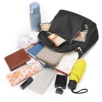 Mochila Grande De PU Negro Para Mujer Bolsa De Viaje Estilo Harajuku Suelta Para Estudiantes Escuela Mochila Unisex Moda De Calle Alta Capacidad - details 1