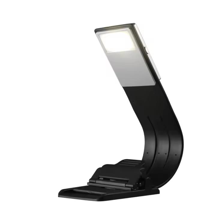 Luz De Lectura Clip Con Carga Tricolor Protección Ocular Dimmer Y Versatilidad Para Libros Y Aprendizaje Luz LED Sin Baterías Incluidas - 1
