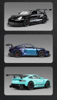 Coche De Juguete Porsche 911 GT3 RS a Escala 1:32 En Metal Con Sonido Y Luz Modelo De Coche Para Niños Regalo Ideal Para Coleccionistas - details 9
