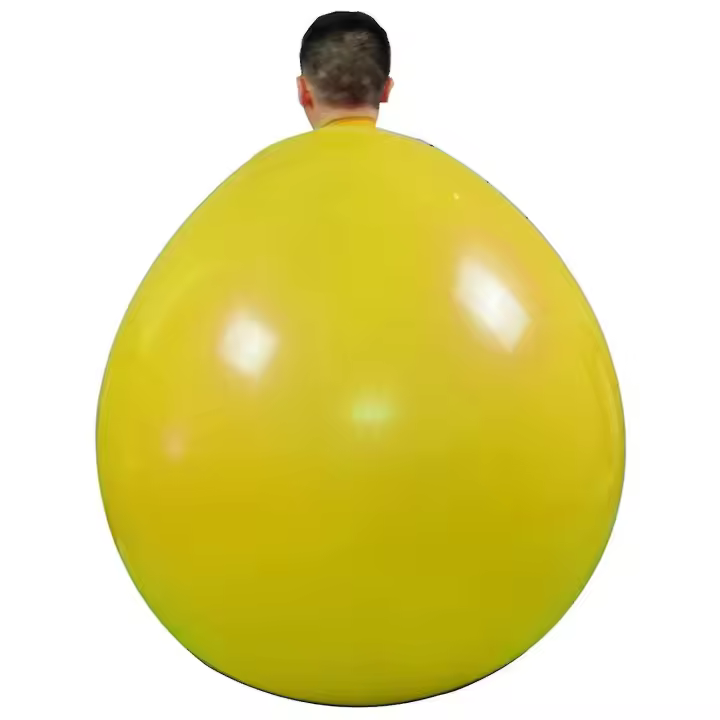 Globo humano Giant de 36 pulgadas Globos Redondo Extra Jumbo y Grueso Globe de látex Giant - 1