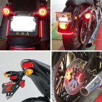Barra De Luz Flexible 48 LED Para Motocicleta Con Señal De Freno Y Luz Trasera Bombilla De Parpadeo 12V Para Vehículos Automóviles - details 0
