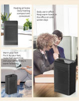 Ventilador Eléctrico Portátil Con Calentador De Aire PTC Para Invierno Calefacción Rápida Control Remoto Cabeza Oscilante Para Baño Y Sala De Estar - details 6