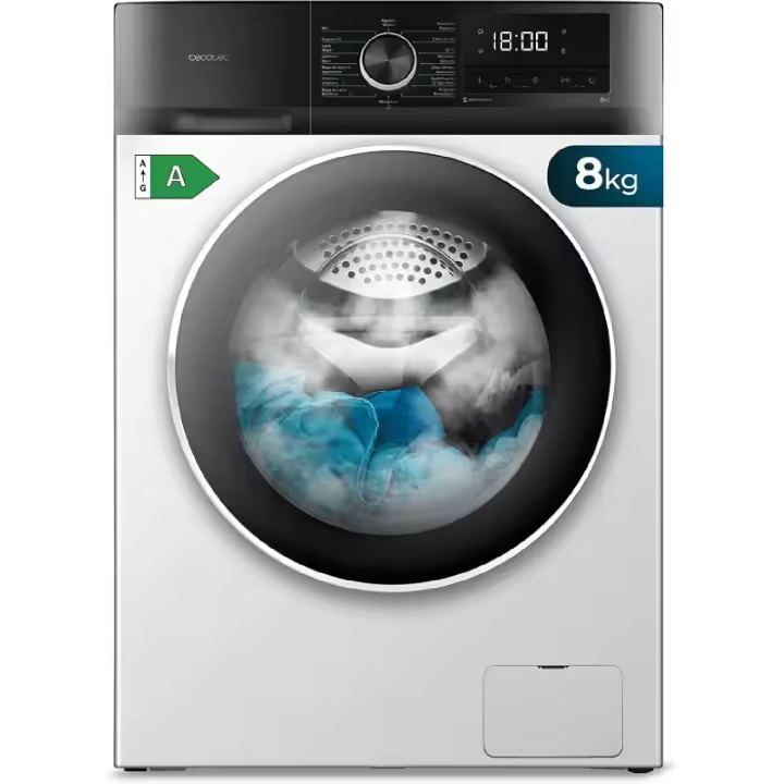 Cecotec Lavadora de carga frontal Lavadora Bolero DressCode 8500 Inverter A - 1
