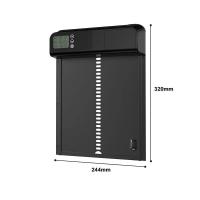 Puerta automática de gallinero, herramienta de gestión de granja, con temporizador y pantalla LCD, diseño antipellizcos, inducción eléctrica de Metal, sincronización inteligente, apertura y cierre automáticos - details 6