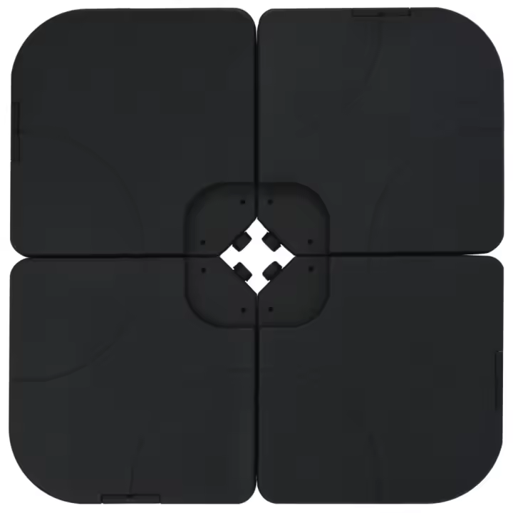 Base de sombrilla postátil arena/agua 60 l - 1