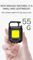 Linterna De Bolsillo XPE 1000LM COB LED Mini Linterna De Llave USB Recargable Impermeable IPX4 Para Camping Y Senderismo Al Aire Libre - details 1